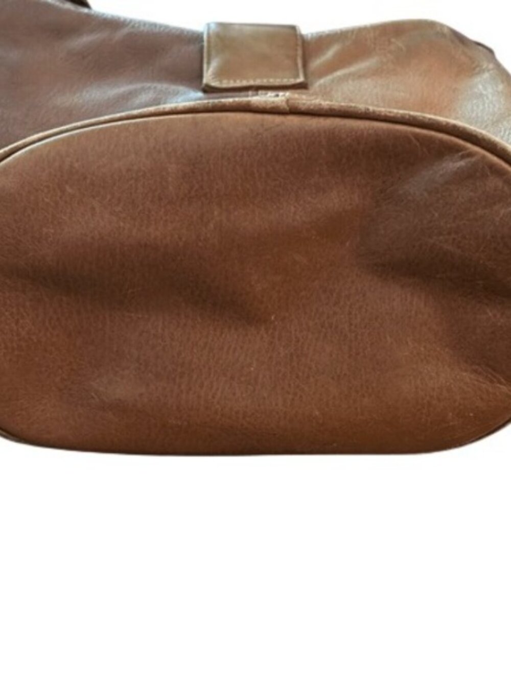Unisa Brown Genuine Leather Shoulder Bag Classic Minimalist Purse - Picture 5 of 8